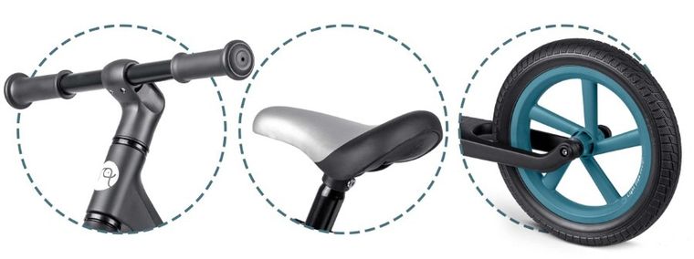 Nukido, Light Flee, rowerek biegowy dla dzieci, czarny