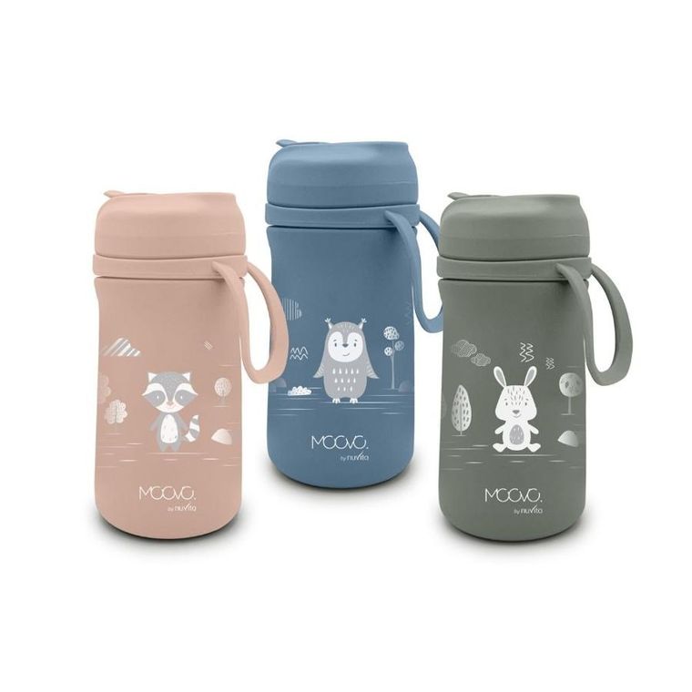 Nuvita, bidon termiczny z ustnikiem, english rose, 350 ml