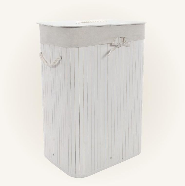 Nuxio, Zora, bambusowy kosz na pranie, 72l