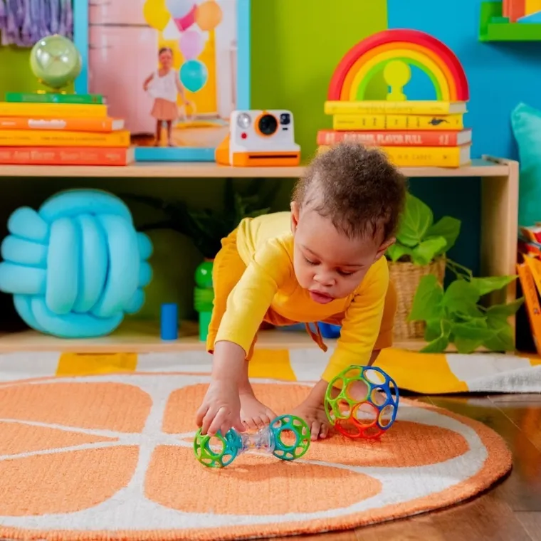 Oball, Bundle Gift Set, zestaw upominkowy, piłka z grzechotką