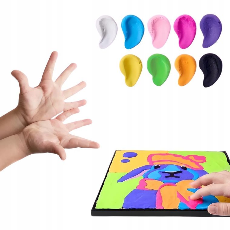 Okto, Sensory Art, Obraz 3D, Królik