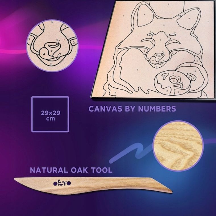 Okto, Sensory Art, Obraz 3D, Lis