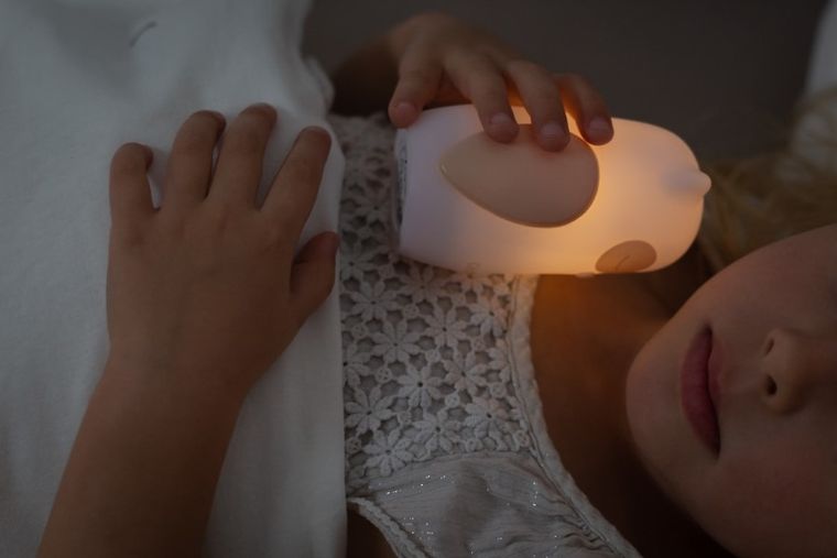 Olala, Sowa Come, lampka nocna LED, biała