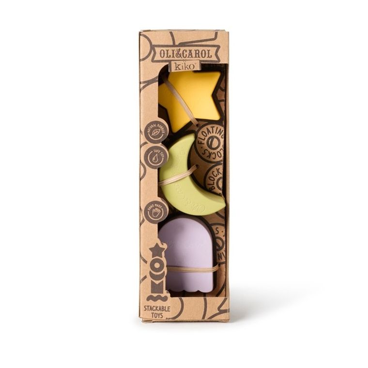 Oli & Carol, geometryczne klocki sensoryczne, Gwiazda, 3 elementy