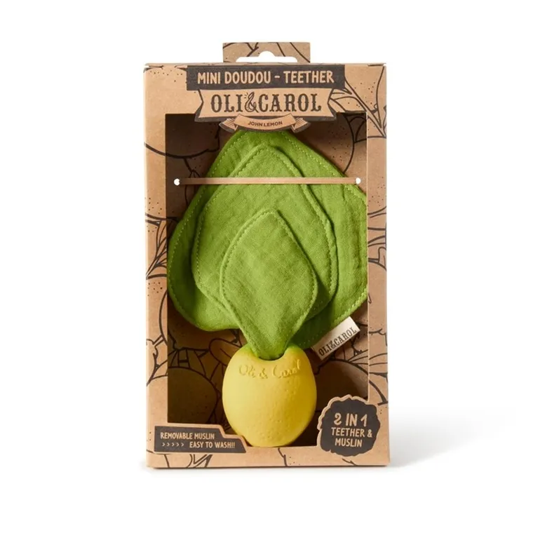 Oli & Carol, gryzak, Cytryna Mini Doudou