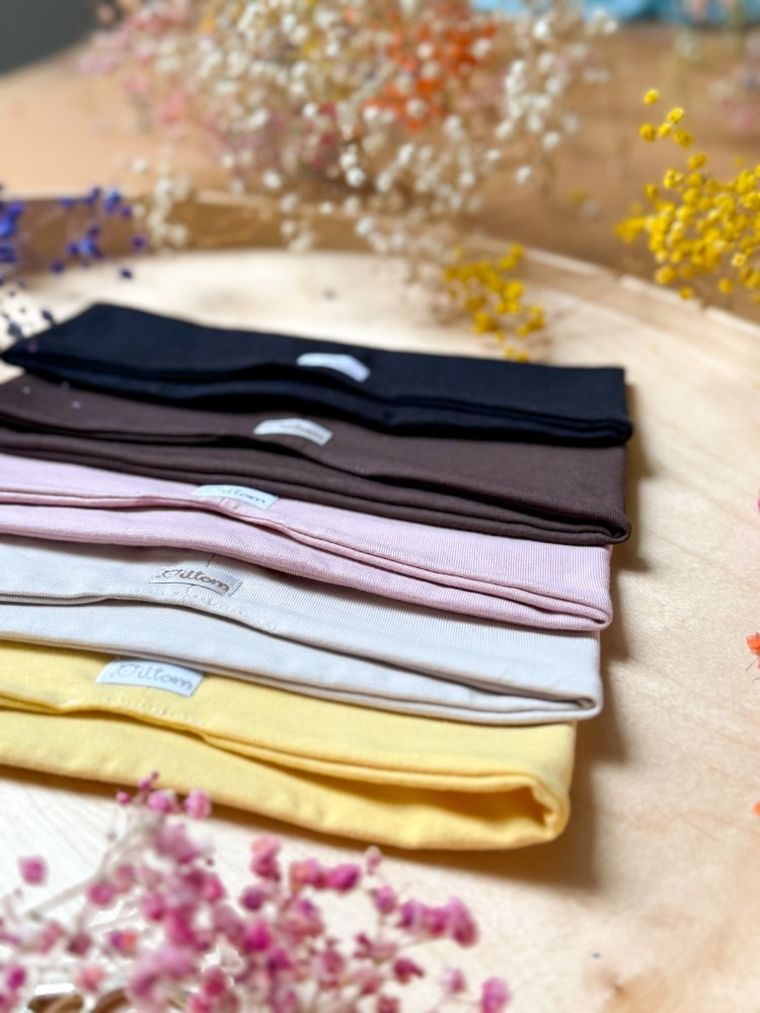 Opaska dla mamy i córki, różowa, zestaw, 2 szt., Iltom