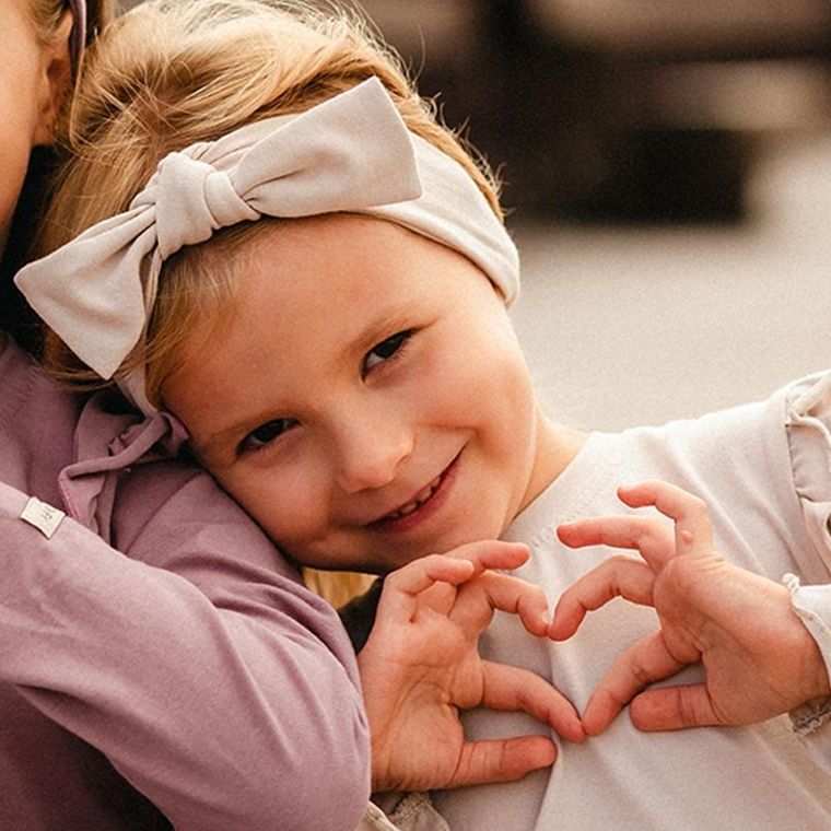 Opaska dziewczęca, beżowa, Eevi