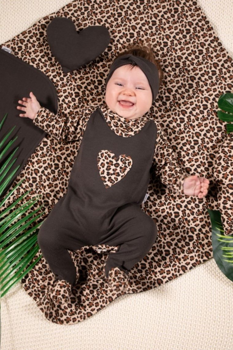 Opaska dziewczęca, brązowa, Nicol