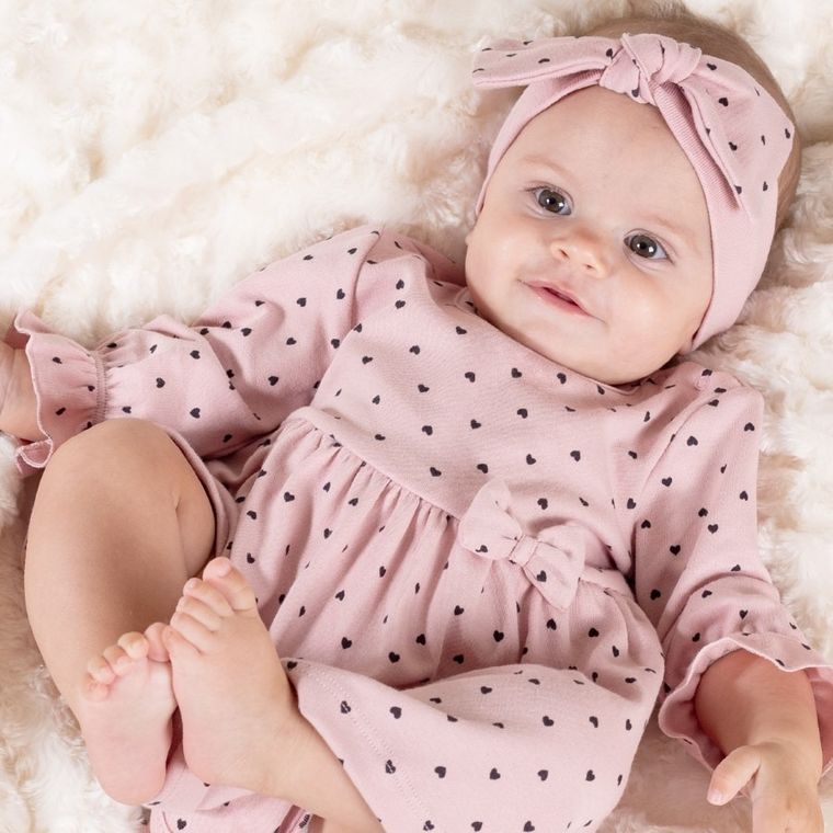 Opaska dziewczęca, różowa, Nicol