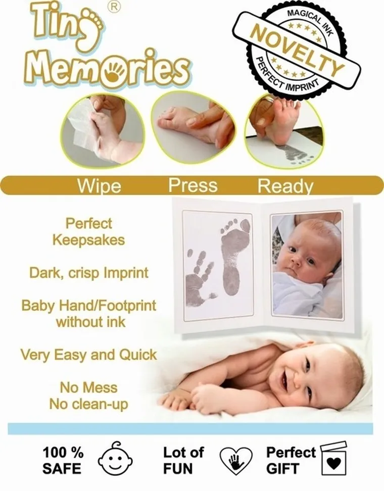 Opera-tech, Tiny Memories, ramka na zdjęcie i odcisk, biała