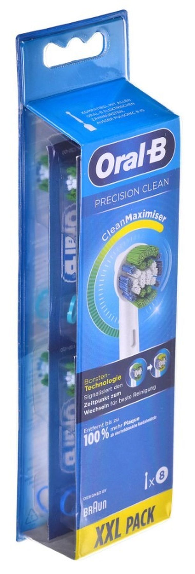 Oral-B, końcówki do szczoteczki elektrycznej Precision Clean EB20-8 CleanMaximiser, 8 szt.