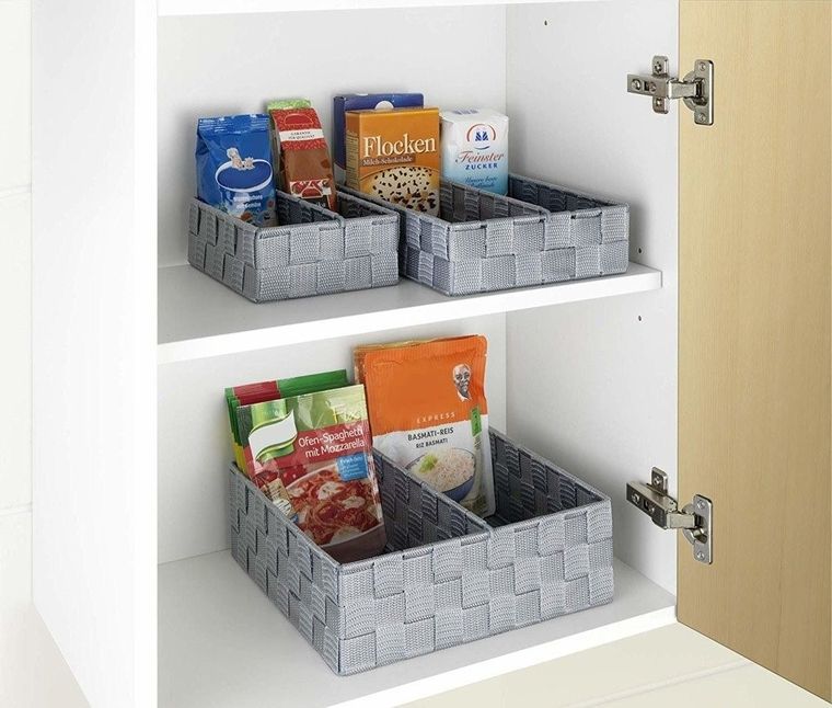 Organizer dwukomorowy na akcesoria do kuchni lub łazienki, Adria