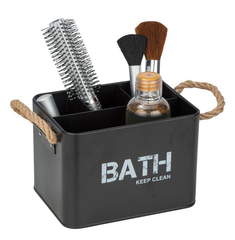 Organizer łazienkowy, Gara, czarny