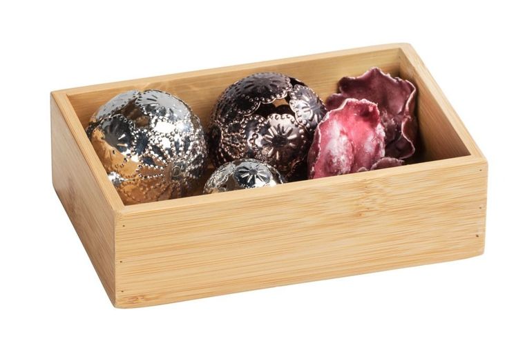 Organizer łazienkowy, Terra, rozmiar s, bambus