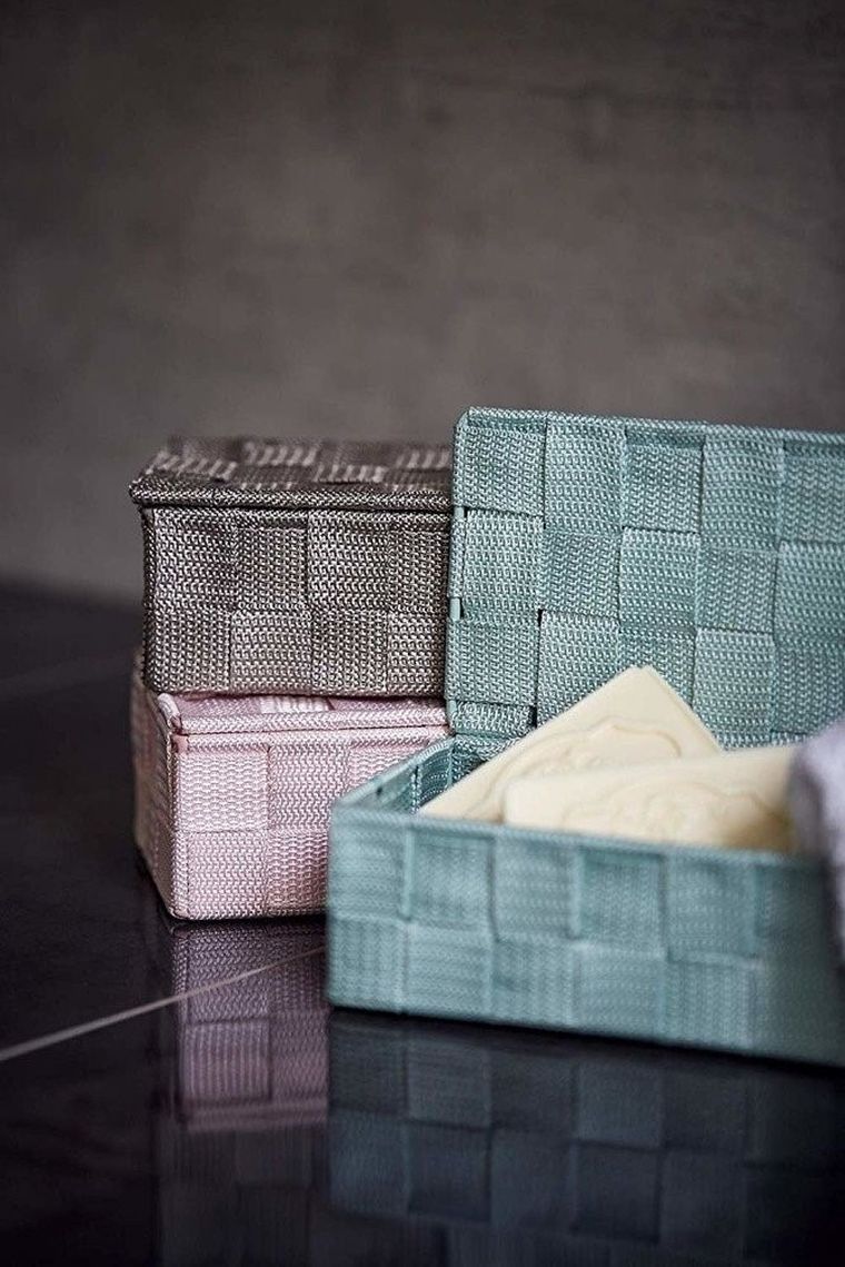 Organizer z pokrywką, Adria Taupe