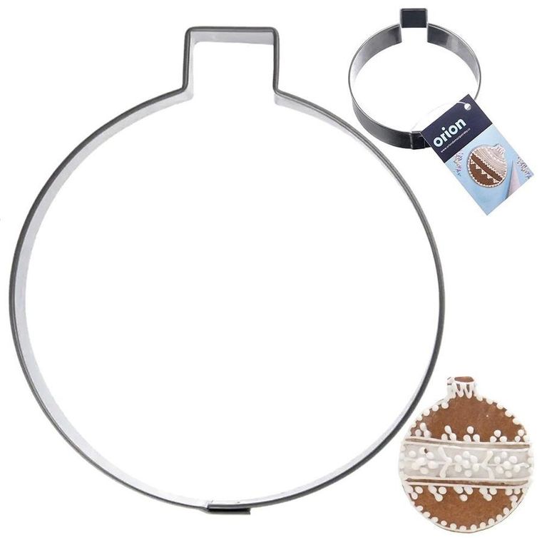 Orion, bombka, wykrawacz do ciastek, stalowy, 7 cm