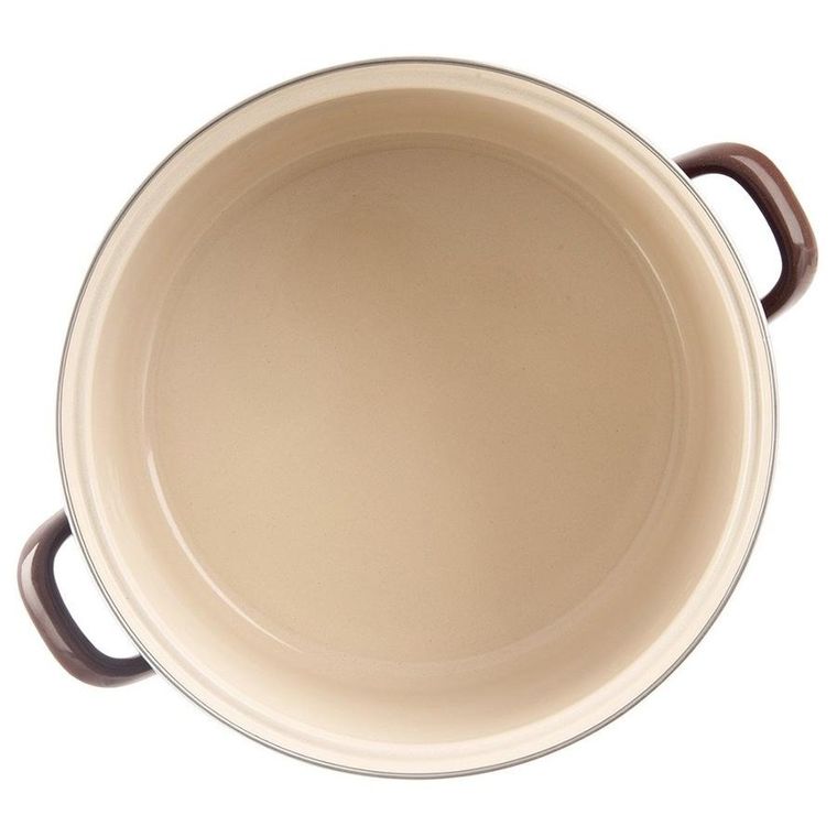 Orion, Brown, garnek emaliowany, 28 cm, 8l