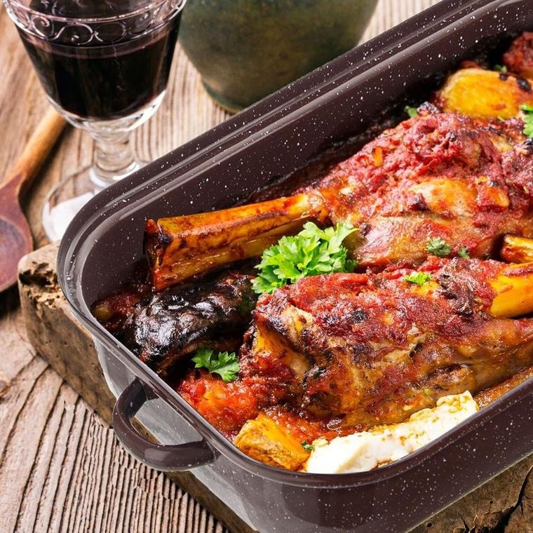 Orion, brytfanna z pokrywką, emaliowana, 4 l