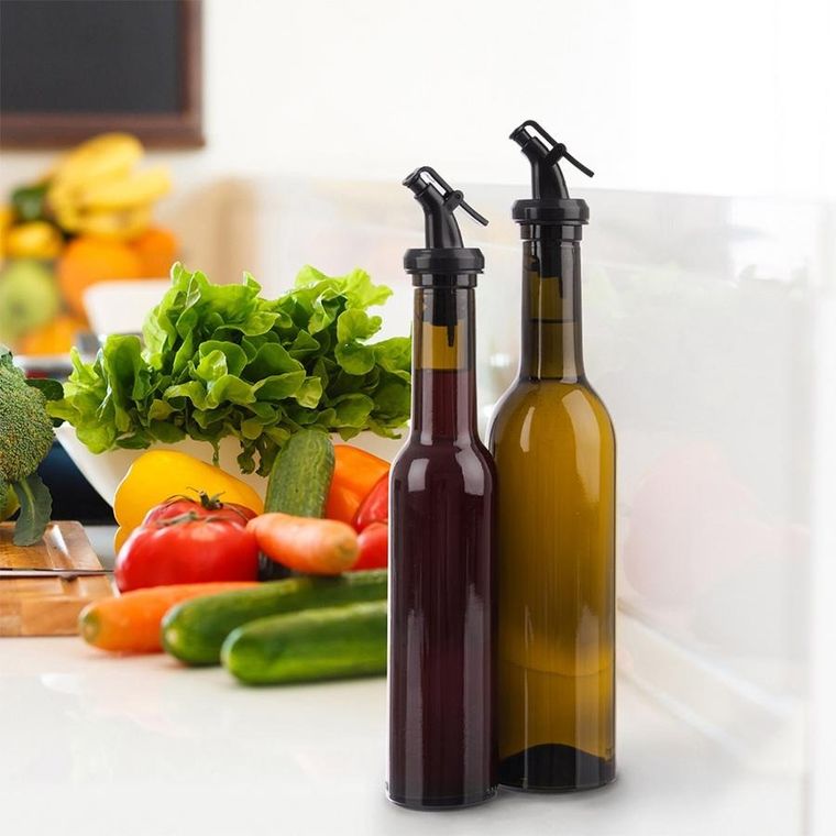 Orion, butelka na oliwę i ocet, szklana, z dozownikiem, 210 ml