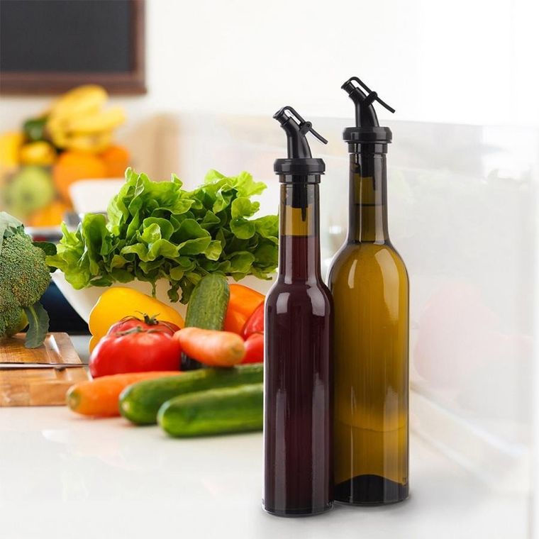 Orion, butelka na oliwę i ocet, szklana, z dozownikiem, 380 ml