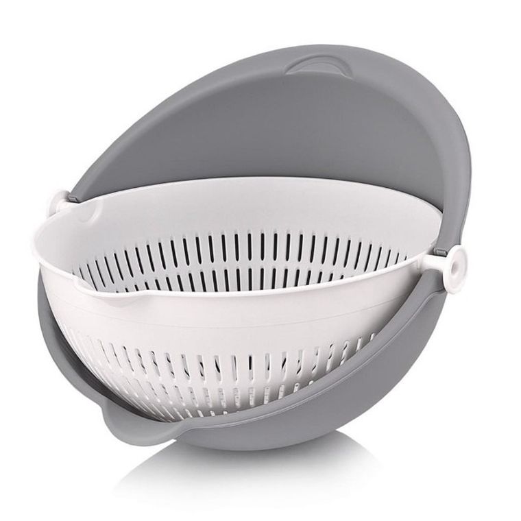 Orion, cedzak obrotowy z miską, 25 cm