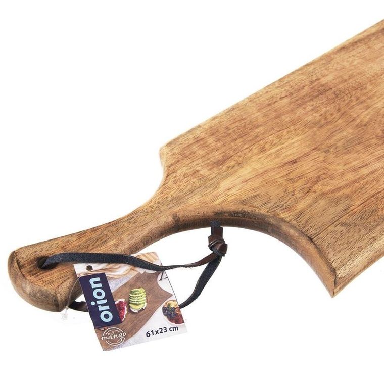 Orion, deska do krojenia i serwowania, drewniana, Mango, 61-22 cm