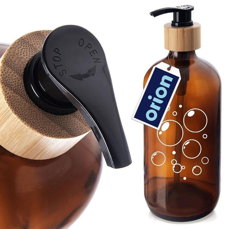Orion, dozownik do mydła szklany, 500 ml