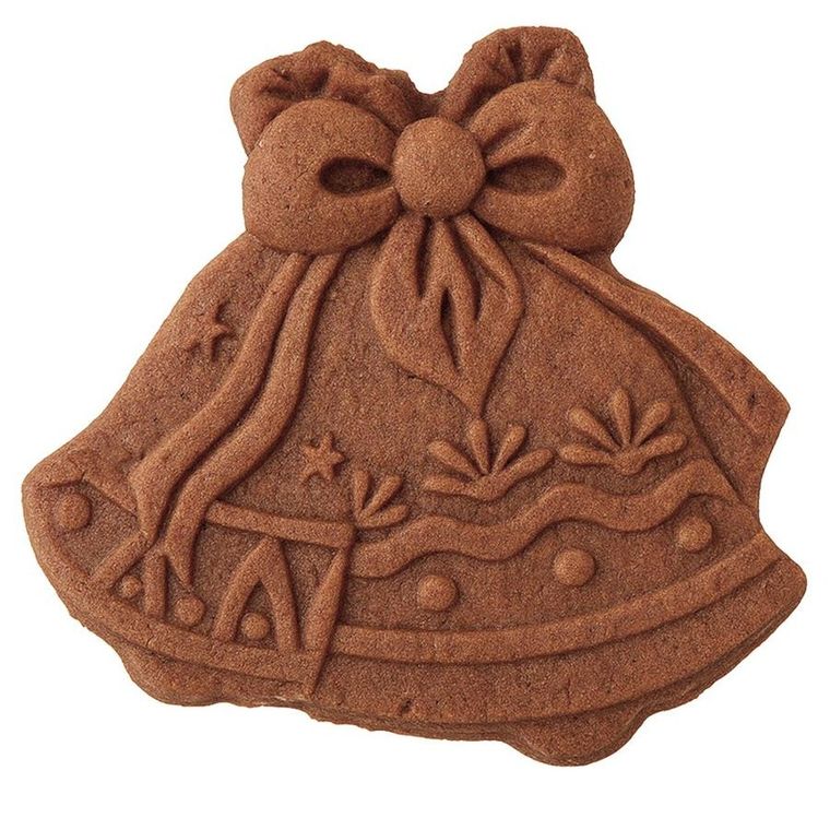 Orion, foremka do ciastek, drewniana, dzwoneczki, 10-10 cm