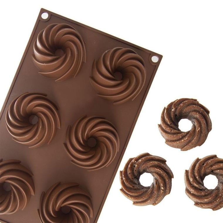 Orion, forma do babeczek, silikonowa, 28-17-3 cm