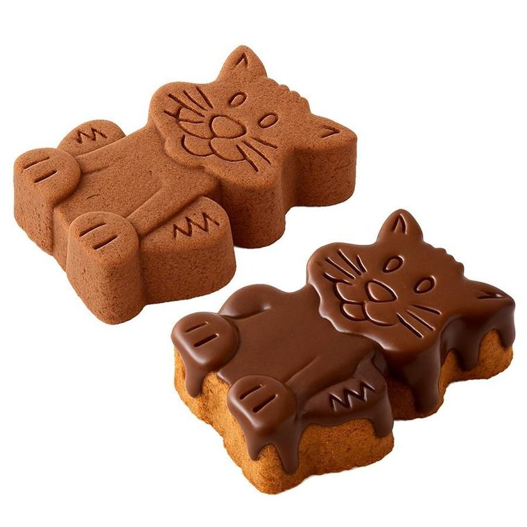 Orion, forma do pieczenia, silikonowa, kot, 20-16-4,5 cm