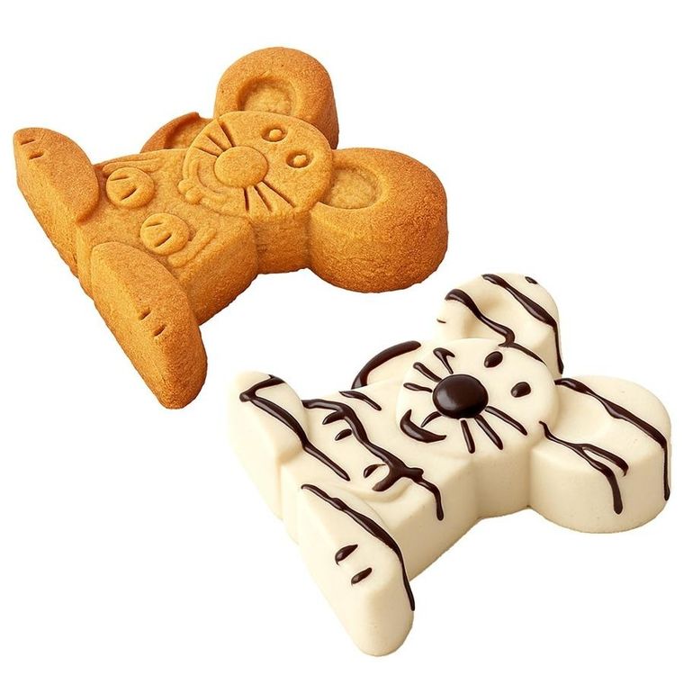 Orion, forma do pieczenia, silikonowa, mysz, 20-20-4,5 cm