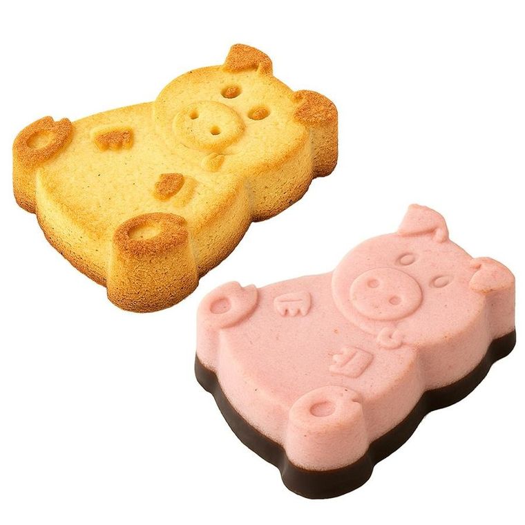 Orion, forma do pieczenia, silikonowa, świnka, 18-14,5-4,5 cm