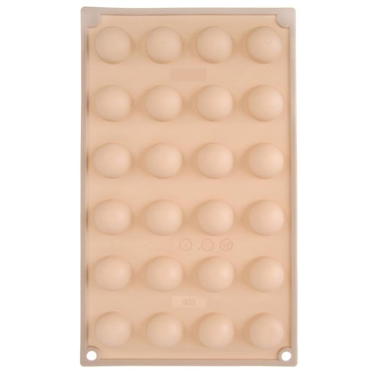 Orion, forma do pralin i czekoladek silikonowa, beżowa, 30-17,5-1,5 cm