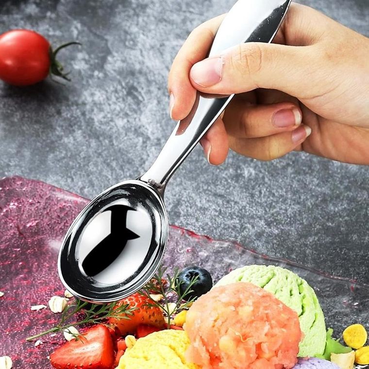 Orion, gałkownica do lodów, metalowa, Luxy, 17 cm