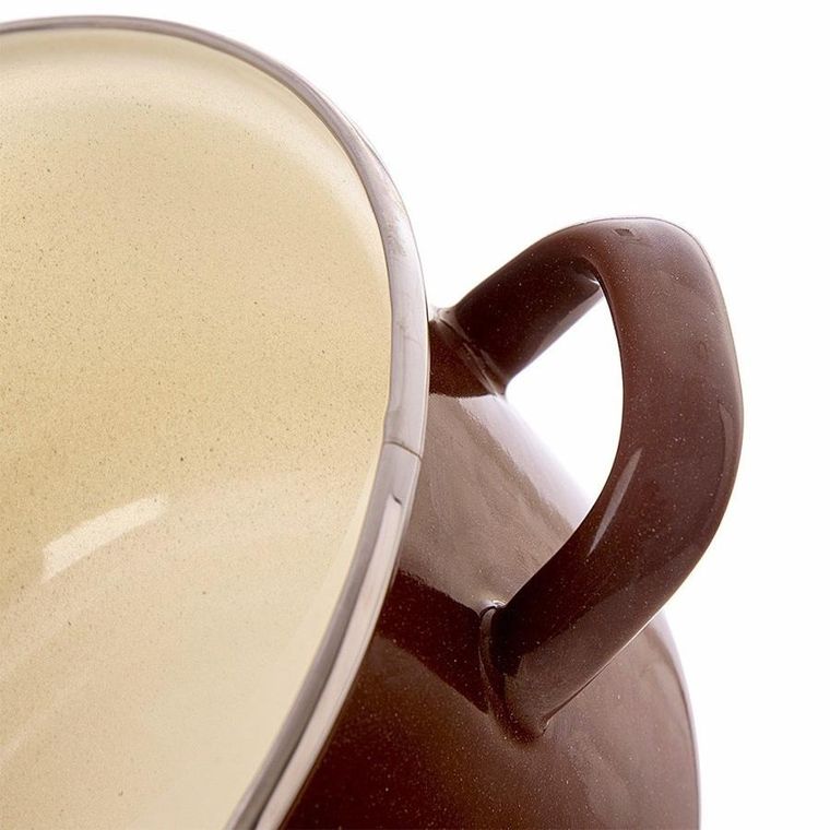 Orion, garnek emaliowany, brown, 26 cm, 5l