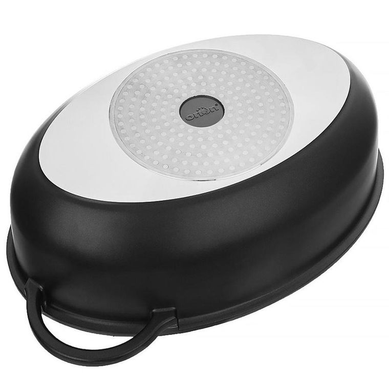 Orion, Grande, brytfanna granitowa, z pokrywką szklaną, 8 l