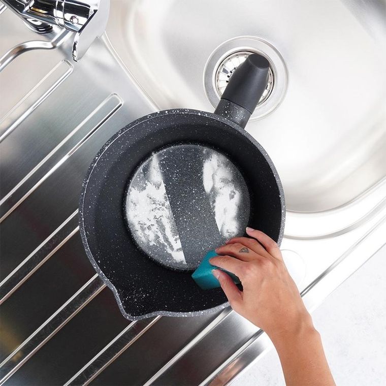 Orion, Grande, garnek do mleka, granitowy, 2,2l