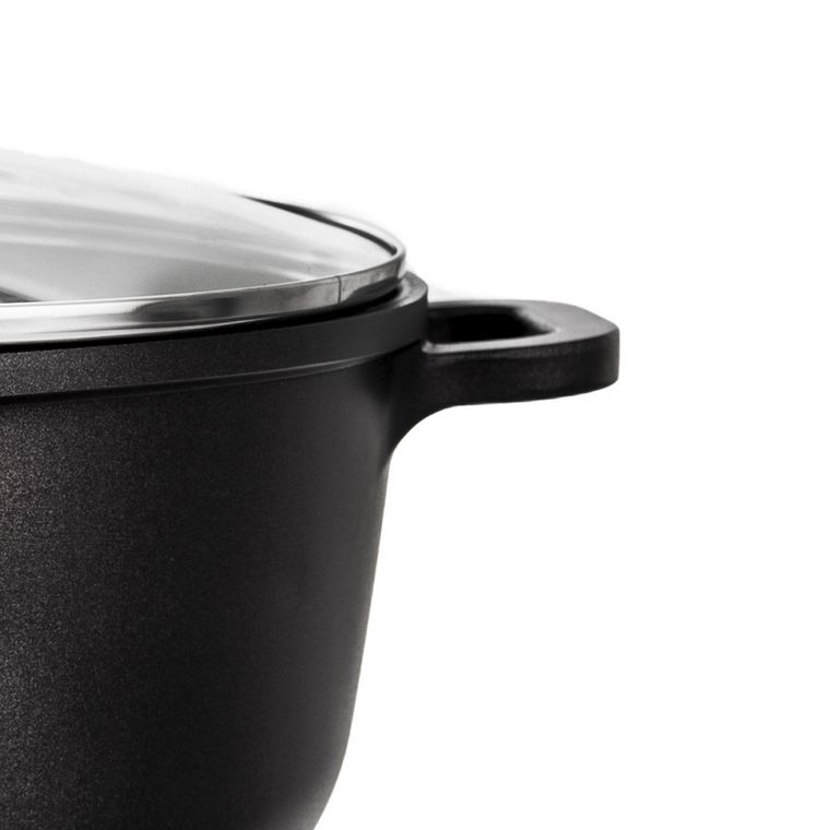 Orion, Grande, garnki granitowe, patelnia, zestaw