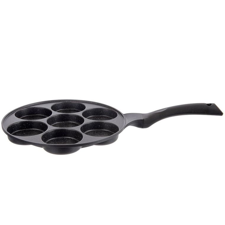 Orion, Grande, patelnia do jajek, 7 otworów, granitowa, 27 cm