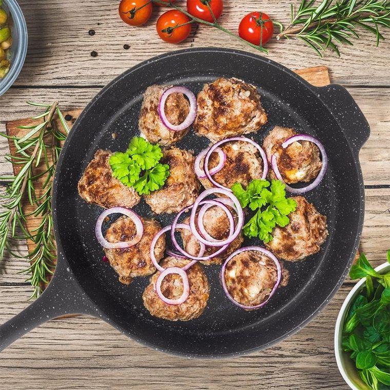 Orion, Grande, patelnia głęboka, granitowa, 28 cm, 3l