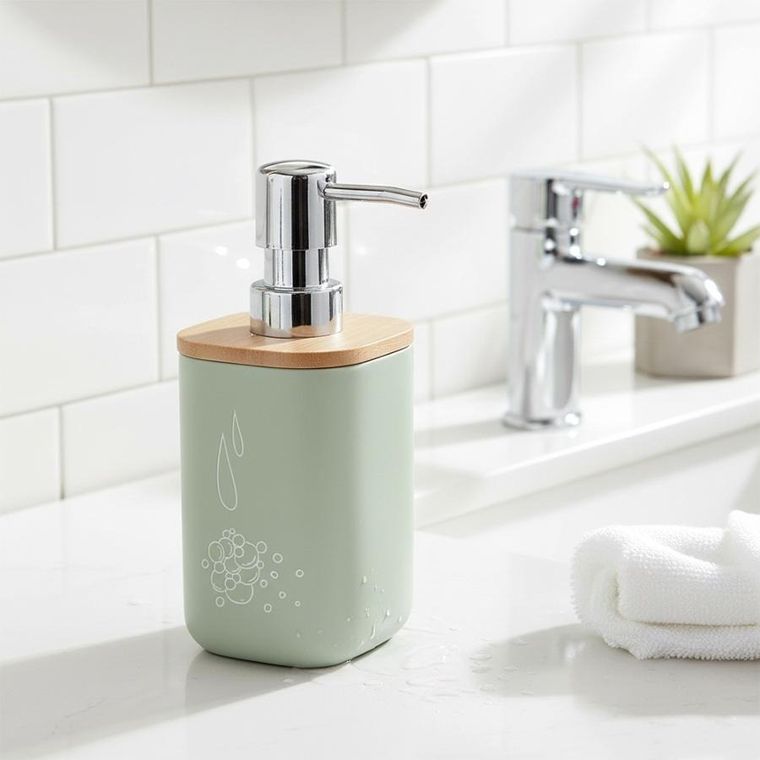 Orion, Greenish, dozownik do mydła, zielony, 350 ml