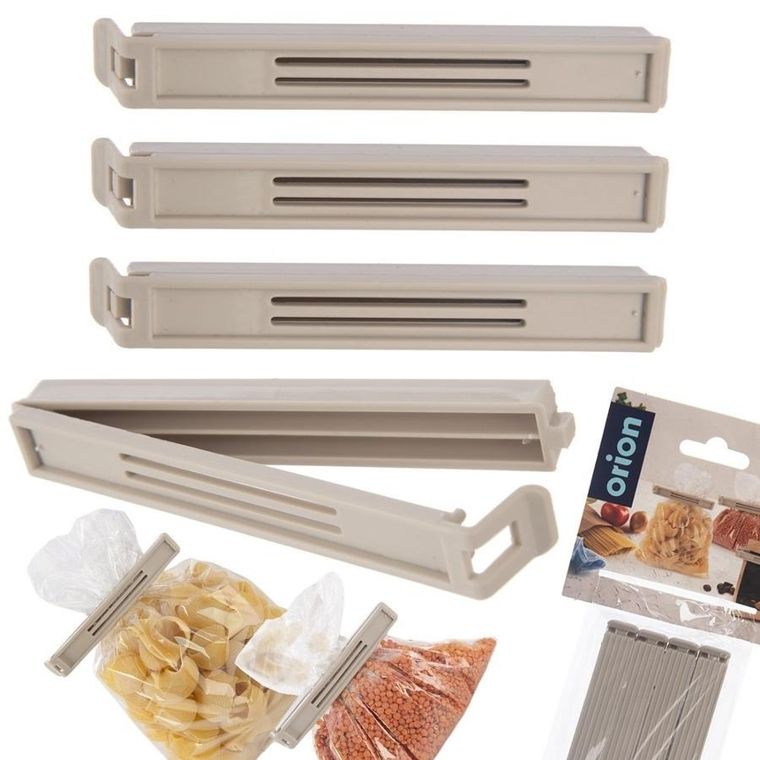 Orion, klipsy do torebek, przypraw, 4 szt.