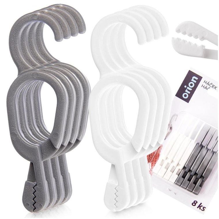 Orion, klipsy na ręczniki z haczykiem, 8 szt.