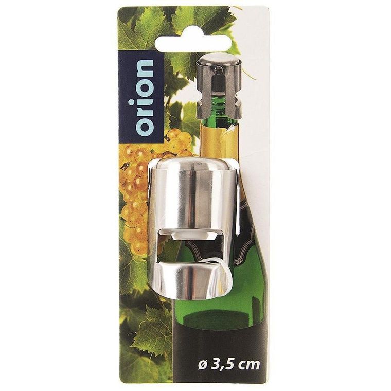 Orion, korek do wina musującego i szampana, stalowa