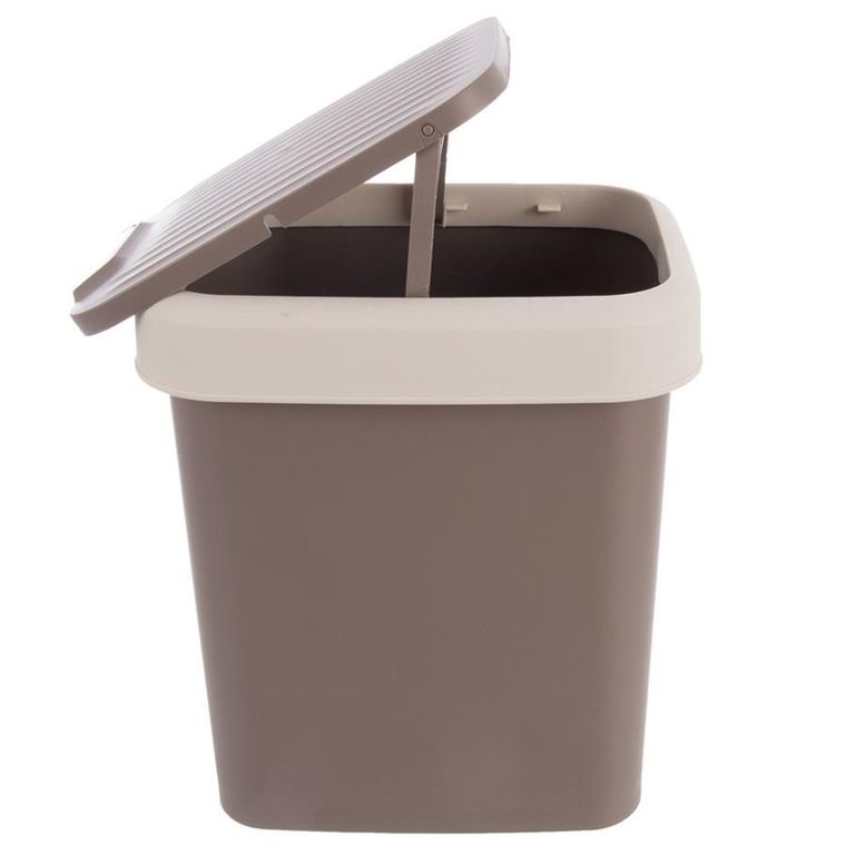 Orion, kosz na śmieci, plastikowy, brązowy, 12 l