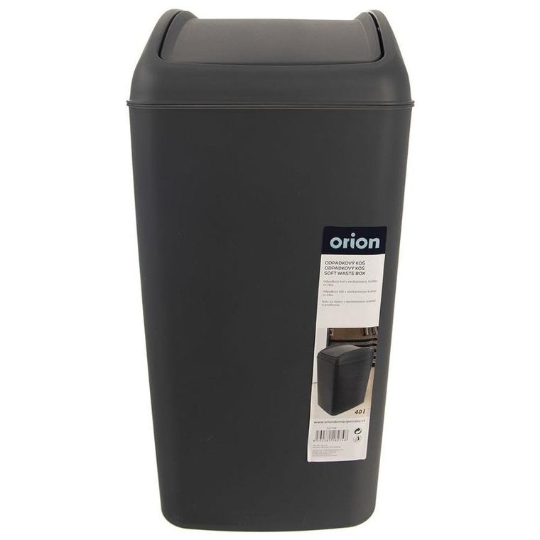 Orion, kosz na śmieci, plastikowy szary, 40l