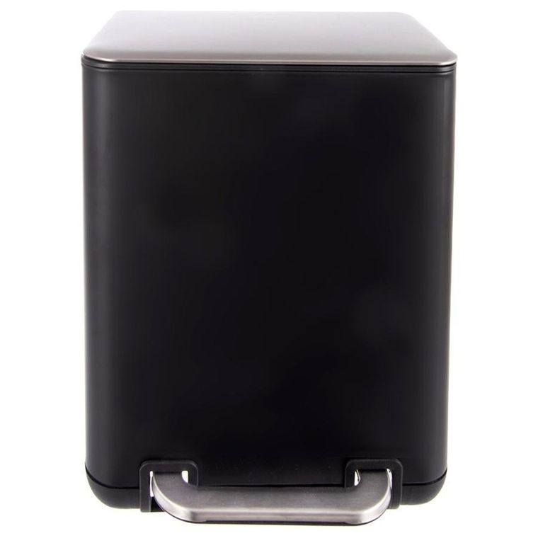 Orion, kosz na śmieci z pedałem, stalowy, czarny, 20l
