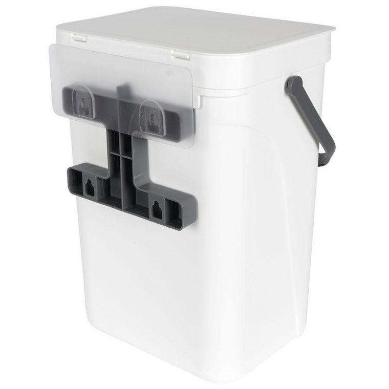 Orion, kosz na śmieci, zawieszany, biały, 10l