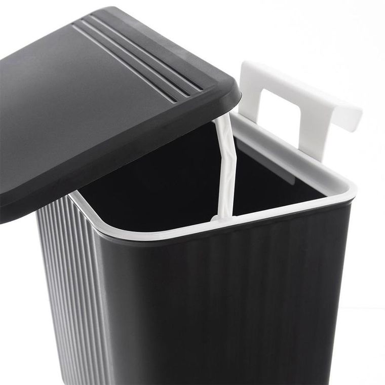 Orion, kosz na śmieci zawieszany, czarny, 13 l