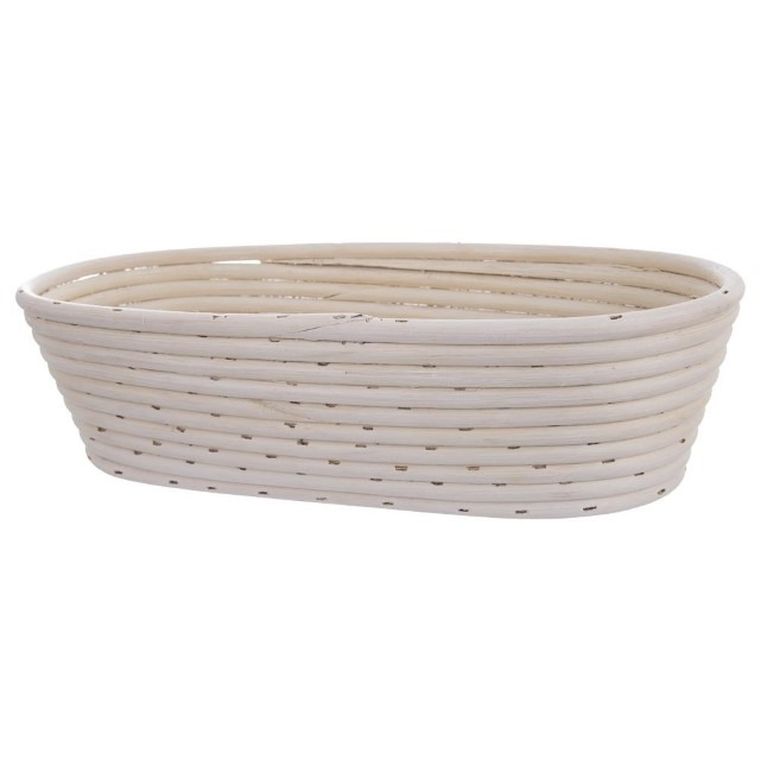 Orion, koszyk do wyrastania chleba, rattanowy, liść, 32-15-9 cm